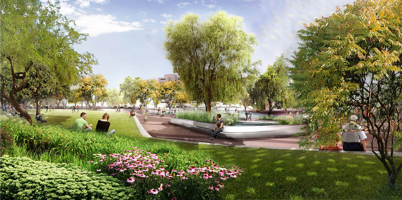 Exemplu de parc modern